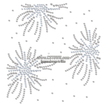 Bling Sequin Fireworks Heat Transfer